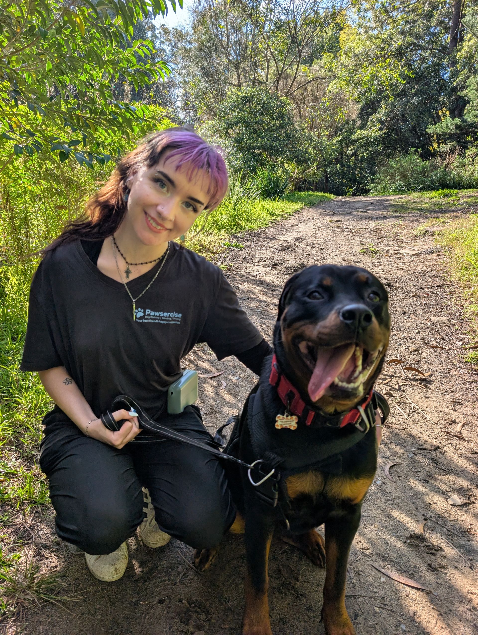 A Pawsercise client out on a walk